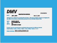 Driver’s License-1: Front